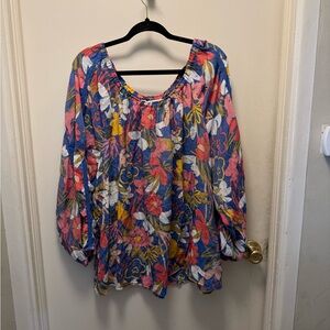 Zac & Rachel Woman pretty Bohemian top, 3X